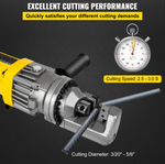 VEVOR Rebar Bender 800W RB16mm( 5/8")Electric Hydraulic Smallsize Grade 60 Rebar