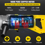 VEVOR Rebar Bender 800W RB16mm( 5/8")Electric Hydraulic Smallsize Grade 60 Rebar