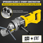 VEVOR Rebar Bender 800W RB16mm( 5/8")Electric Hydraulic Smallsize Grade 60 Rebar